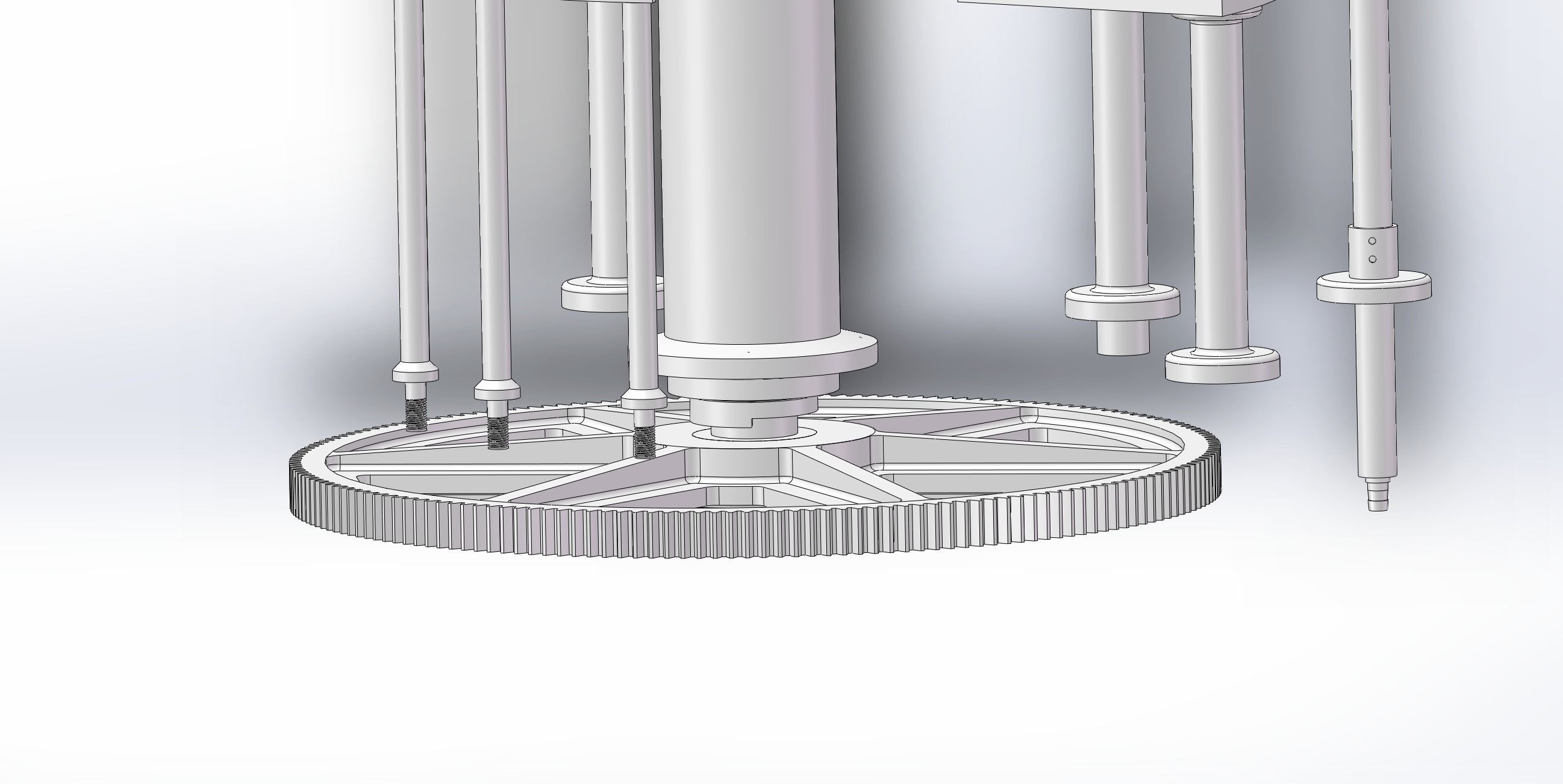 18 head rotary filling machine 3D model_5