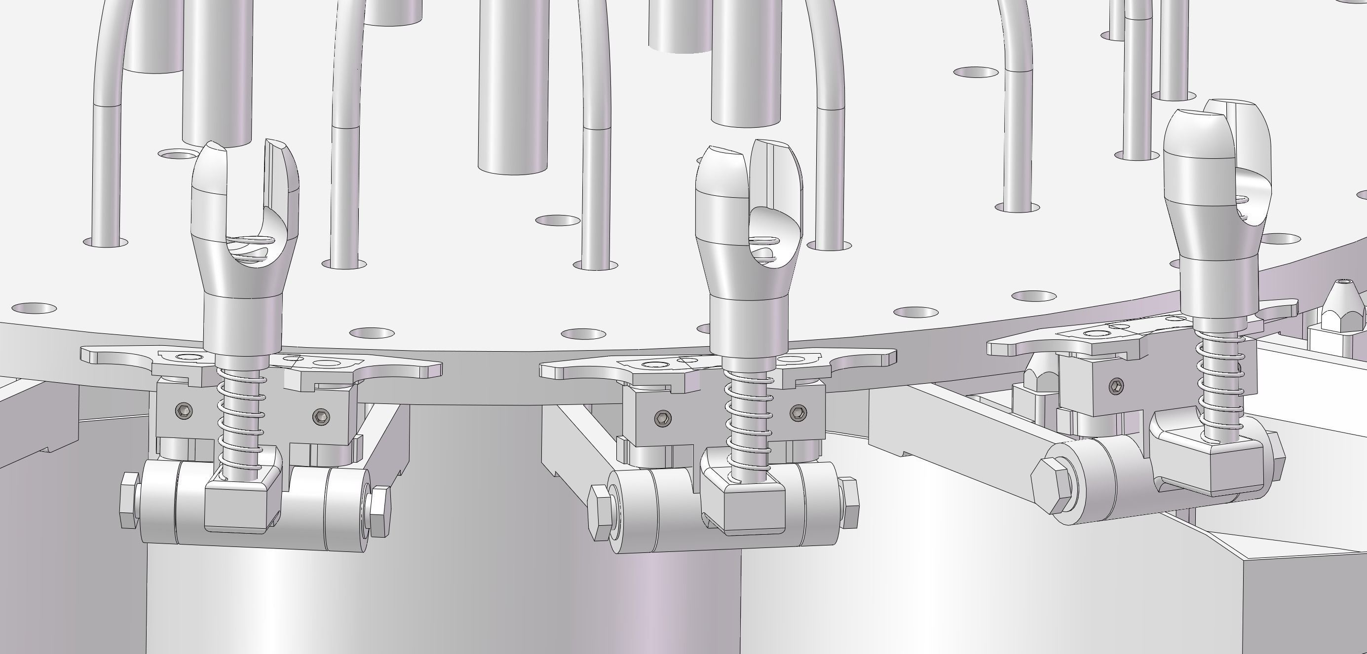 18 head rotary filling machine 3D model_4