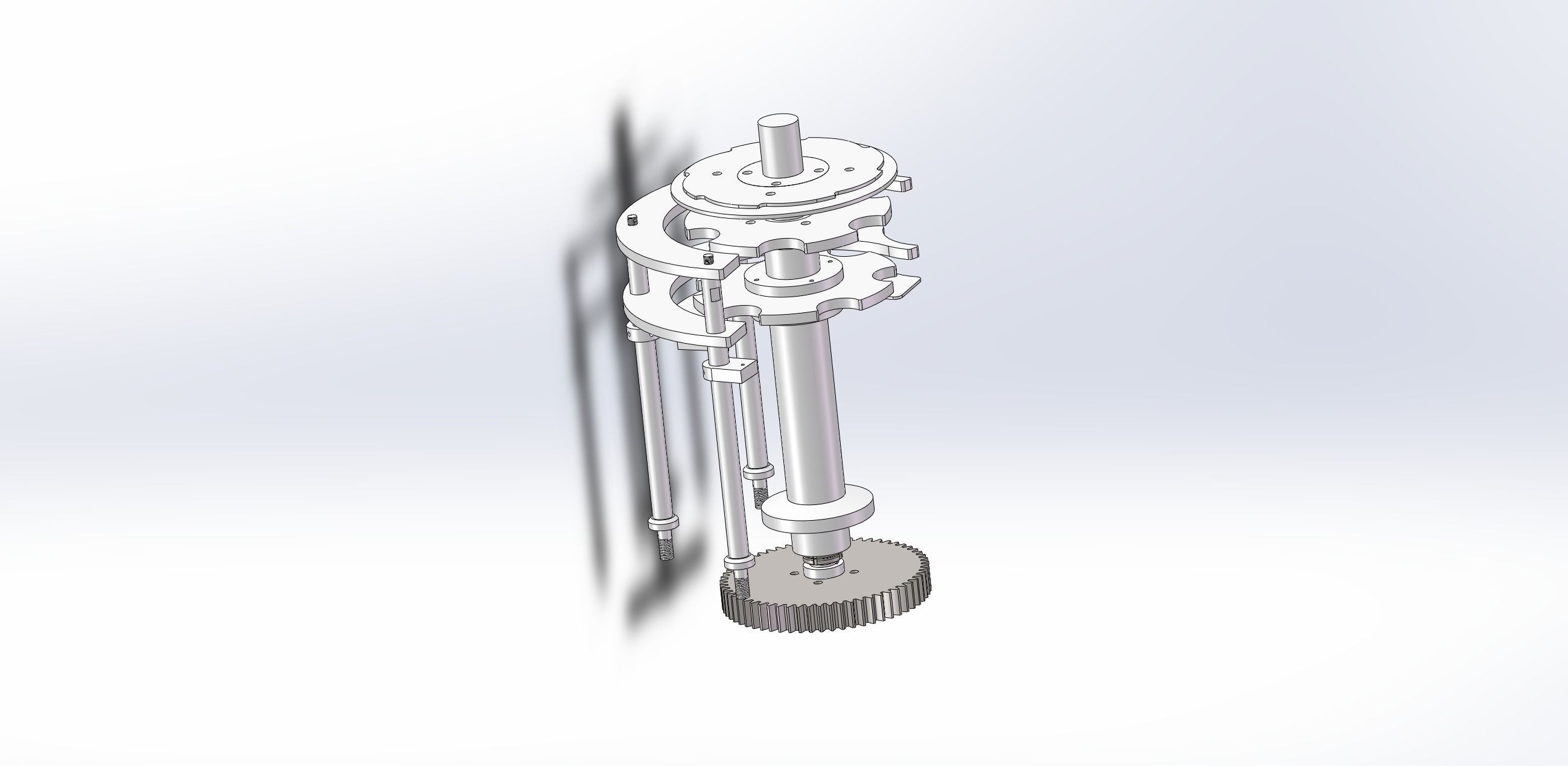 18 head rotary filling machine 3D model_6