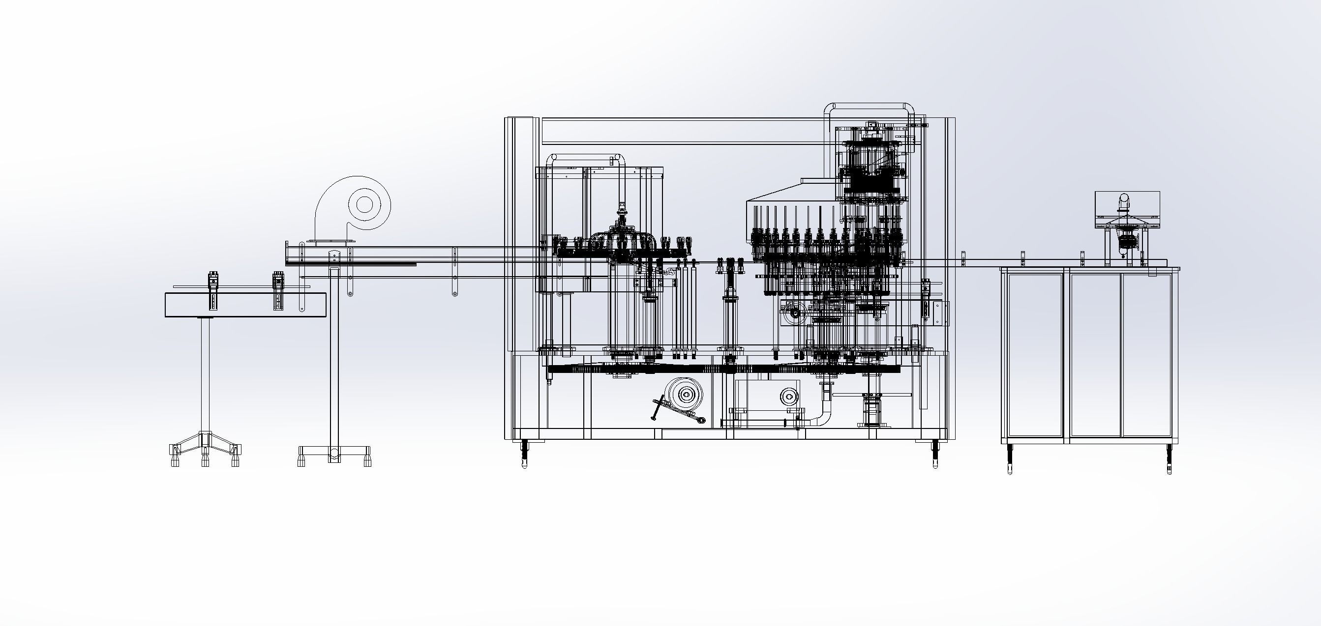 18 head rotary filling machine 3D model_9