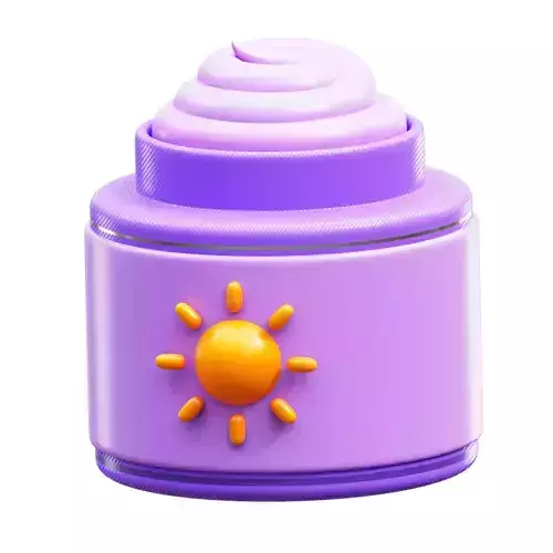Day Cream 3D Icon