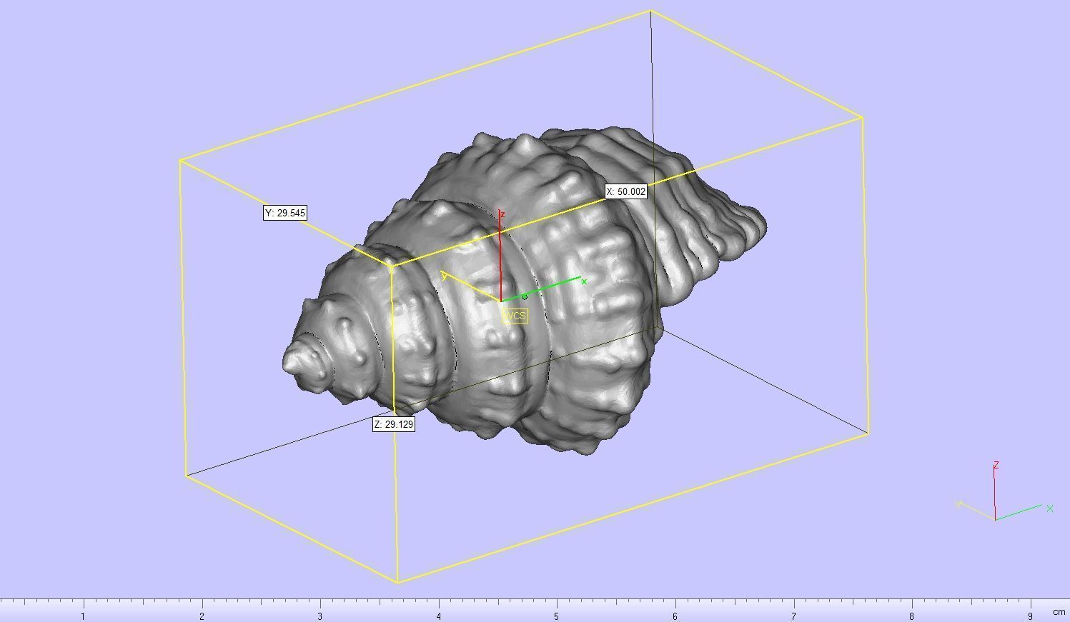 Seashell shell 3D print model_15