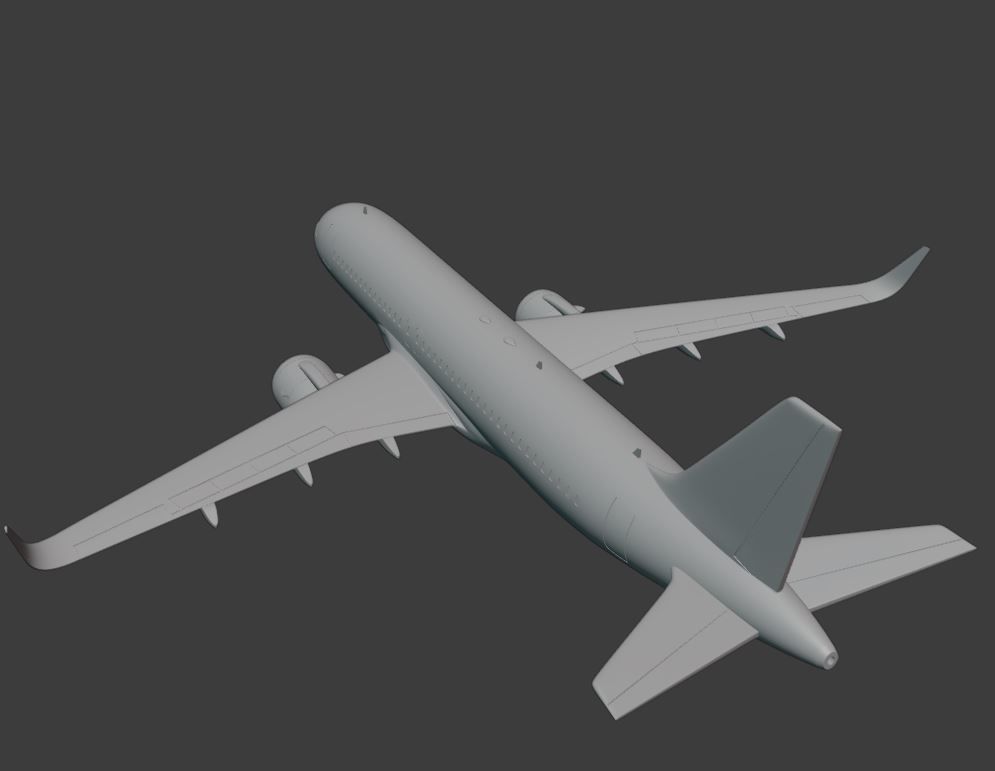 AIRBUS A320 NEO 3D print model_3