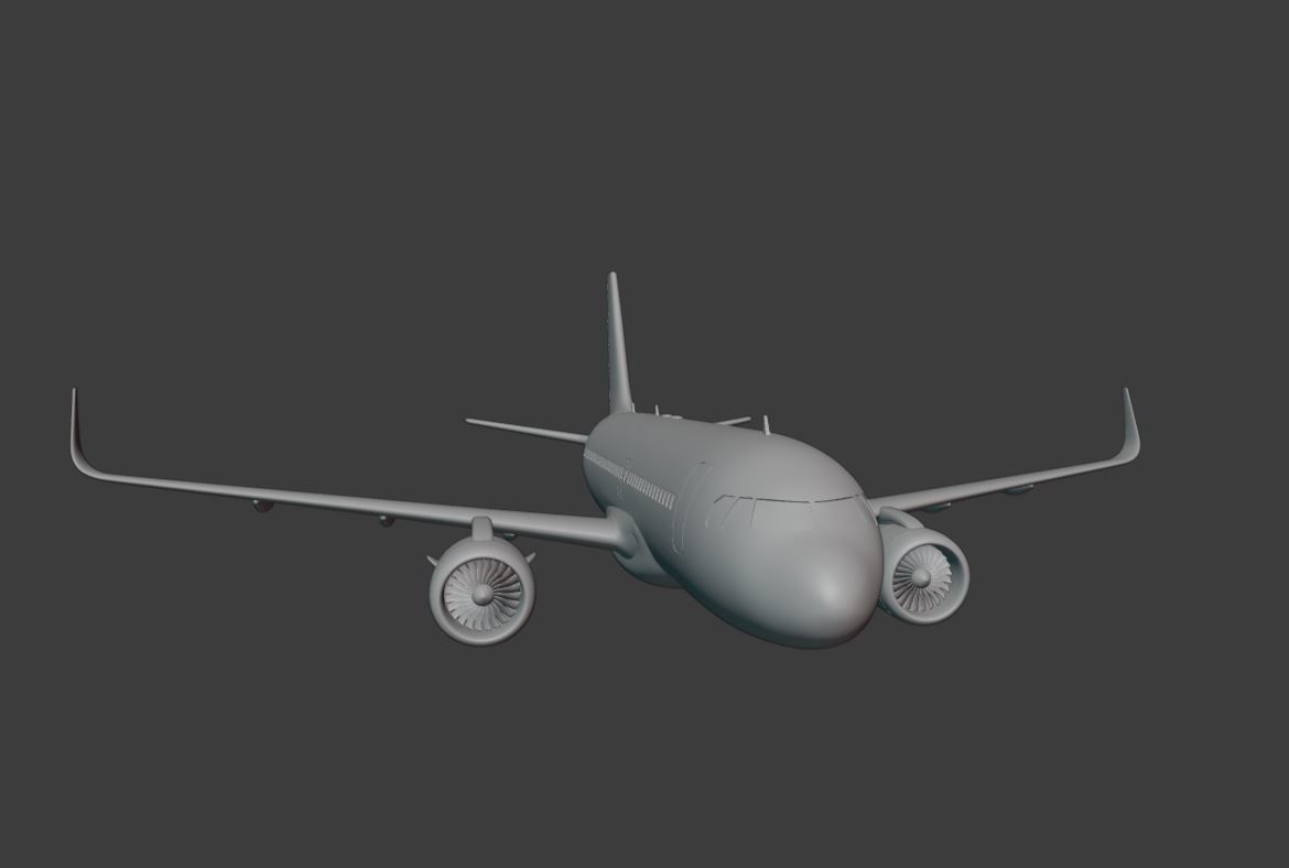 AIRBUS A320 NEO 3D print model_2