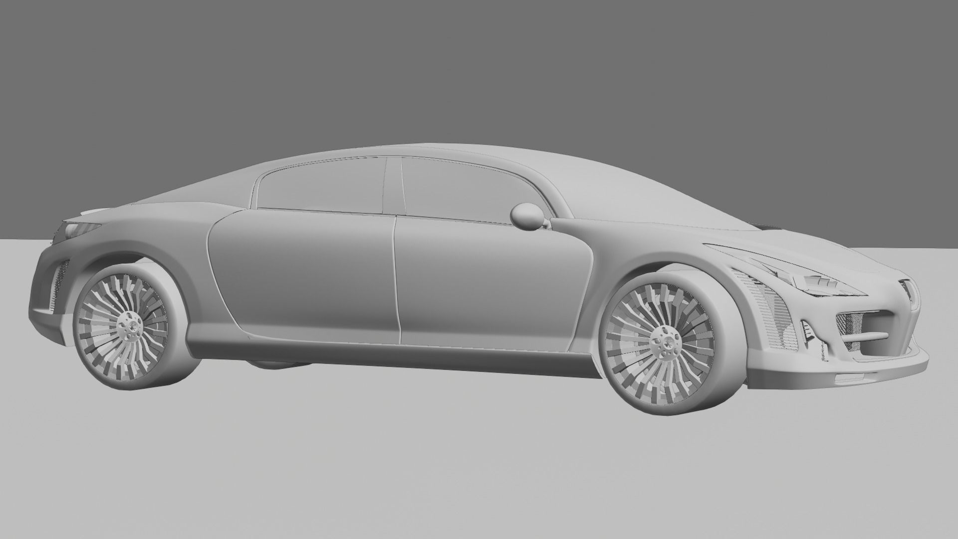 Peugeot 908 RC Concept car 3D model_5