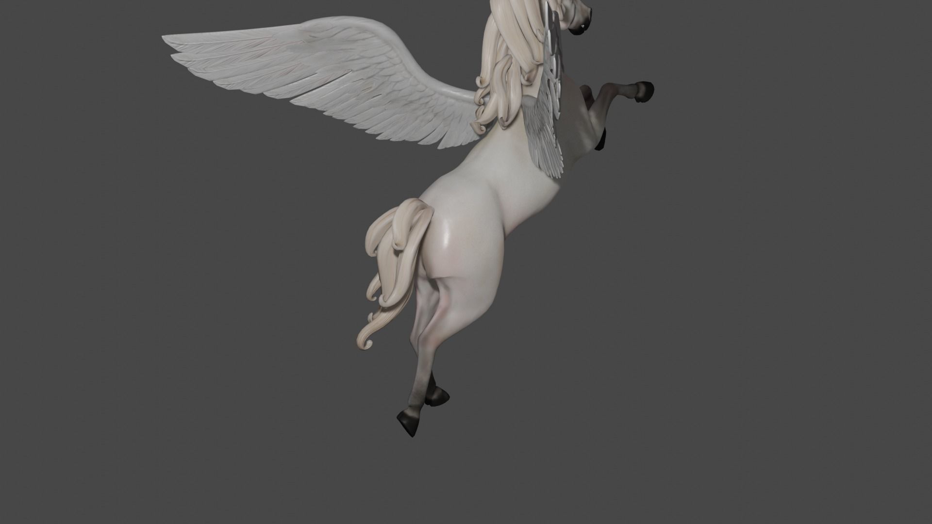 Beautifull Unicorn 3D model_2