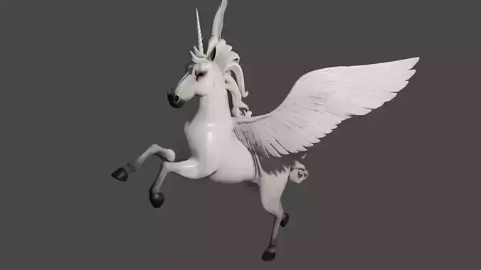 Beautifull Unicorn 3D model