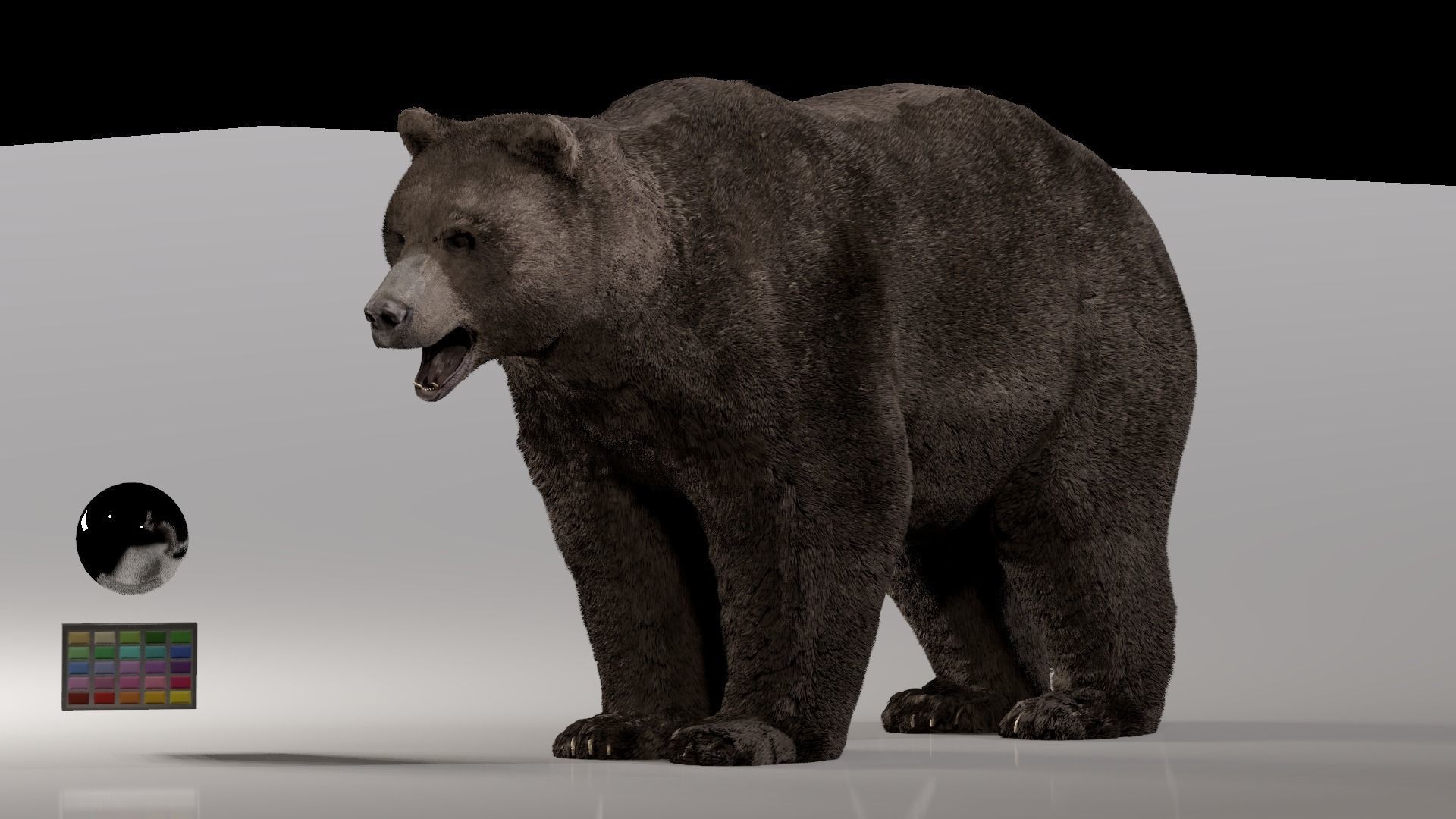 Bear - Rigged Blender 3d model 3D model_14