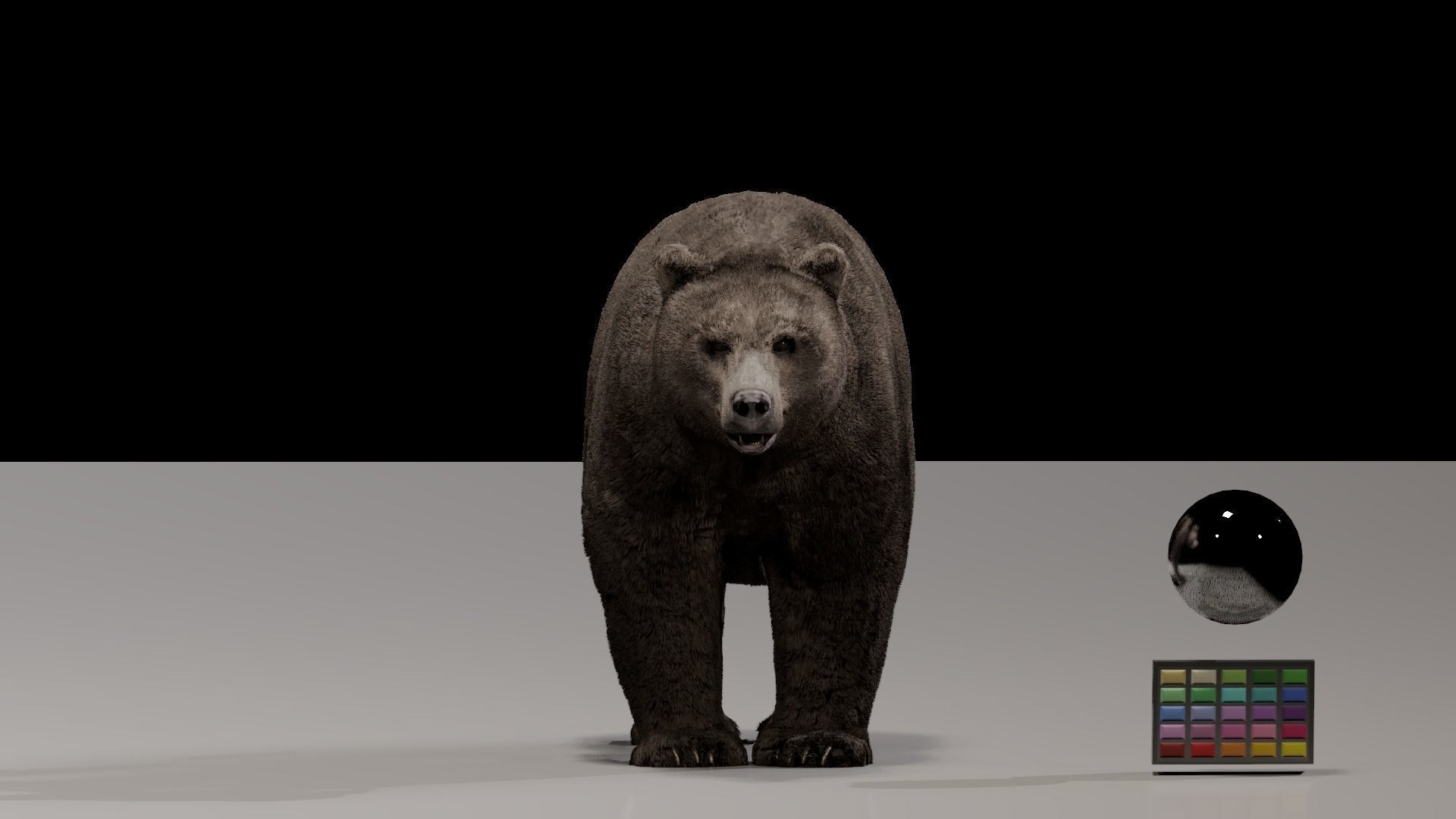 Bear - Rigged Blender 3d model 3D model_1