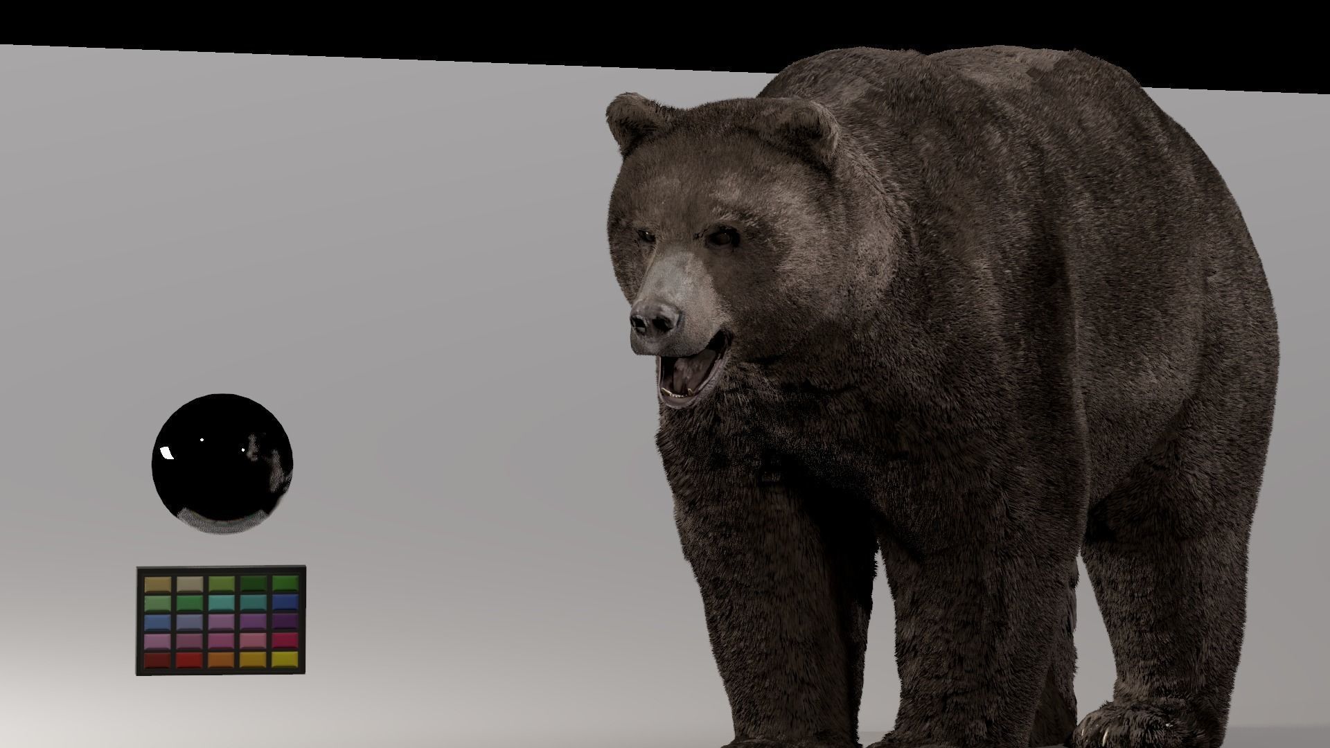 Bear - Rigged Blender 3d model 3D model_10