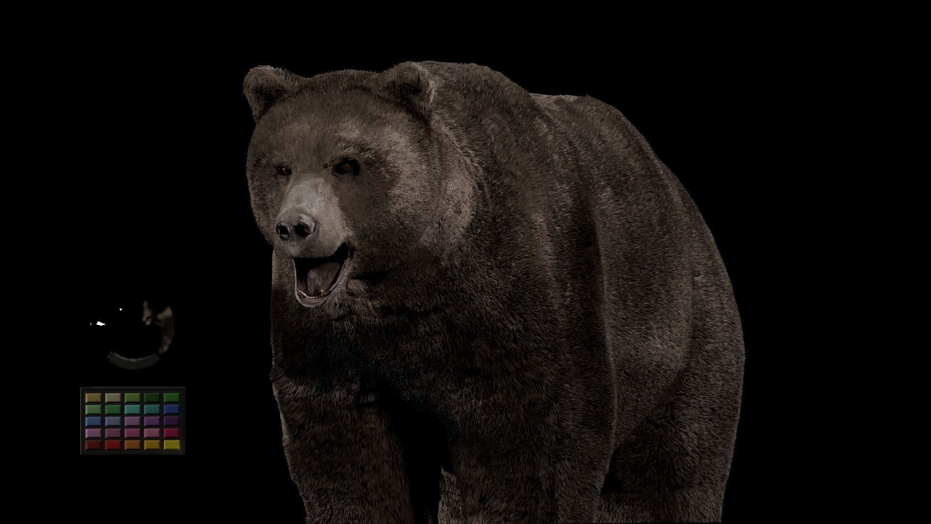Bear - Rigged Blender 3d model 3D model_11