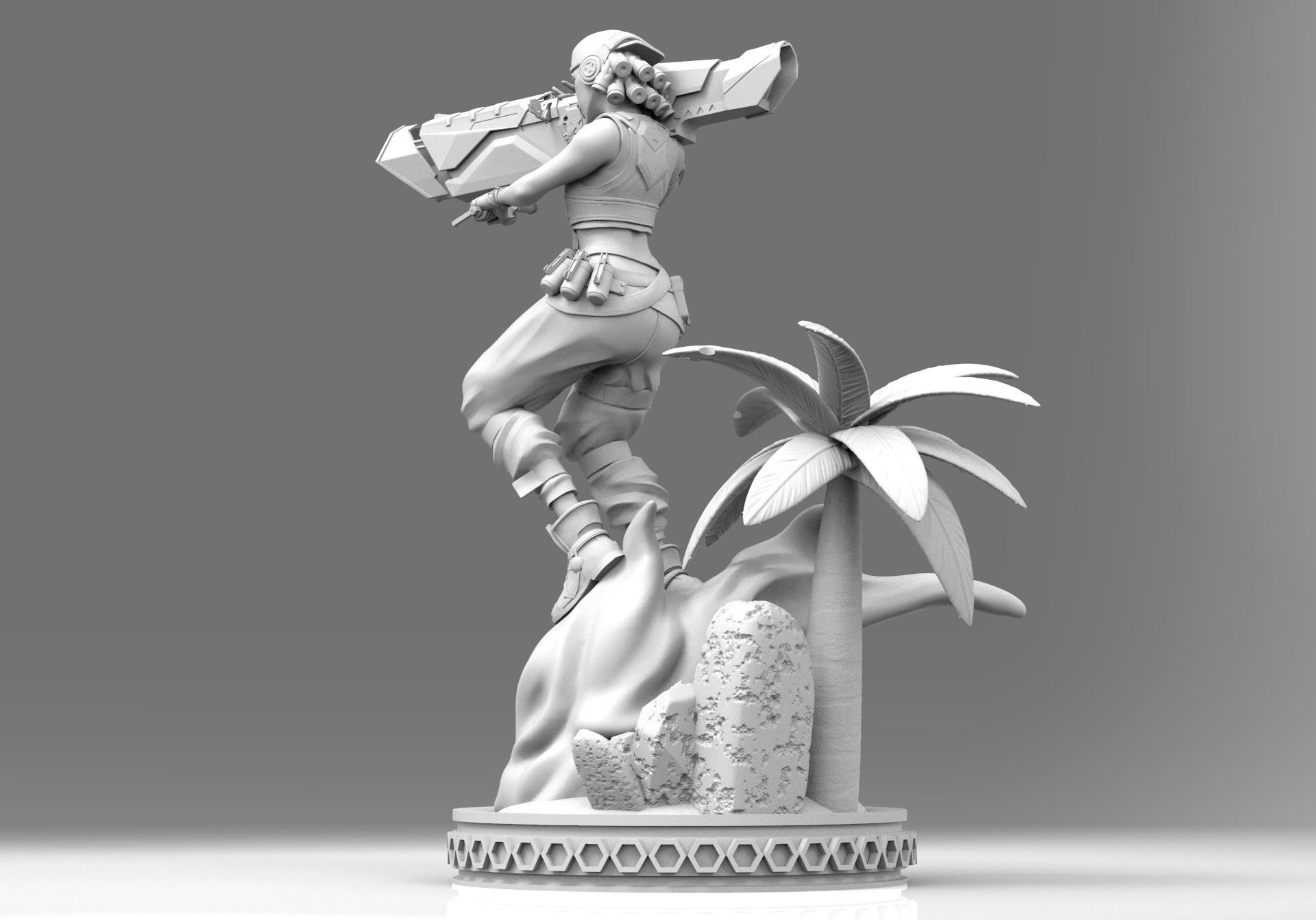 Raze - Valorant  3D print model_1