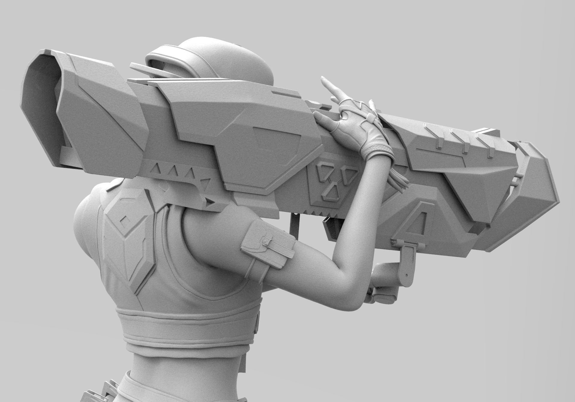 Raze - Valorant  3D print model_3