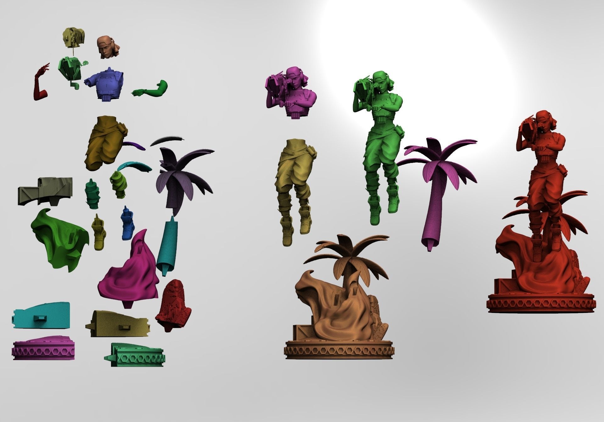 Raze - Valorant  3D print model_4