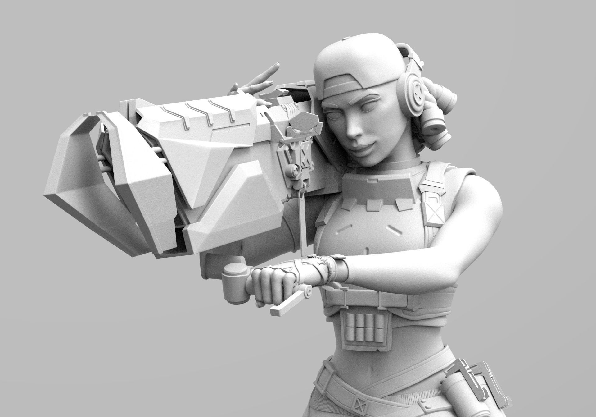 Raze - Valorant  3D print model_2