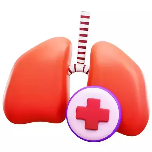 Lungs 3D Icon