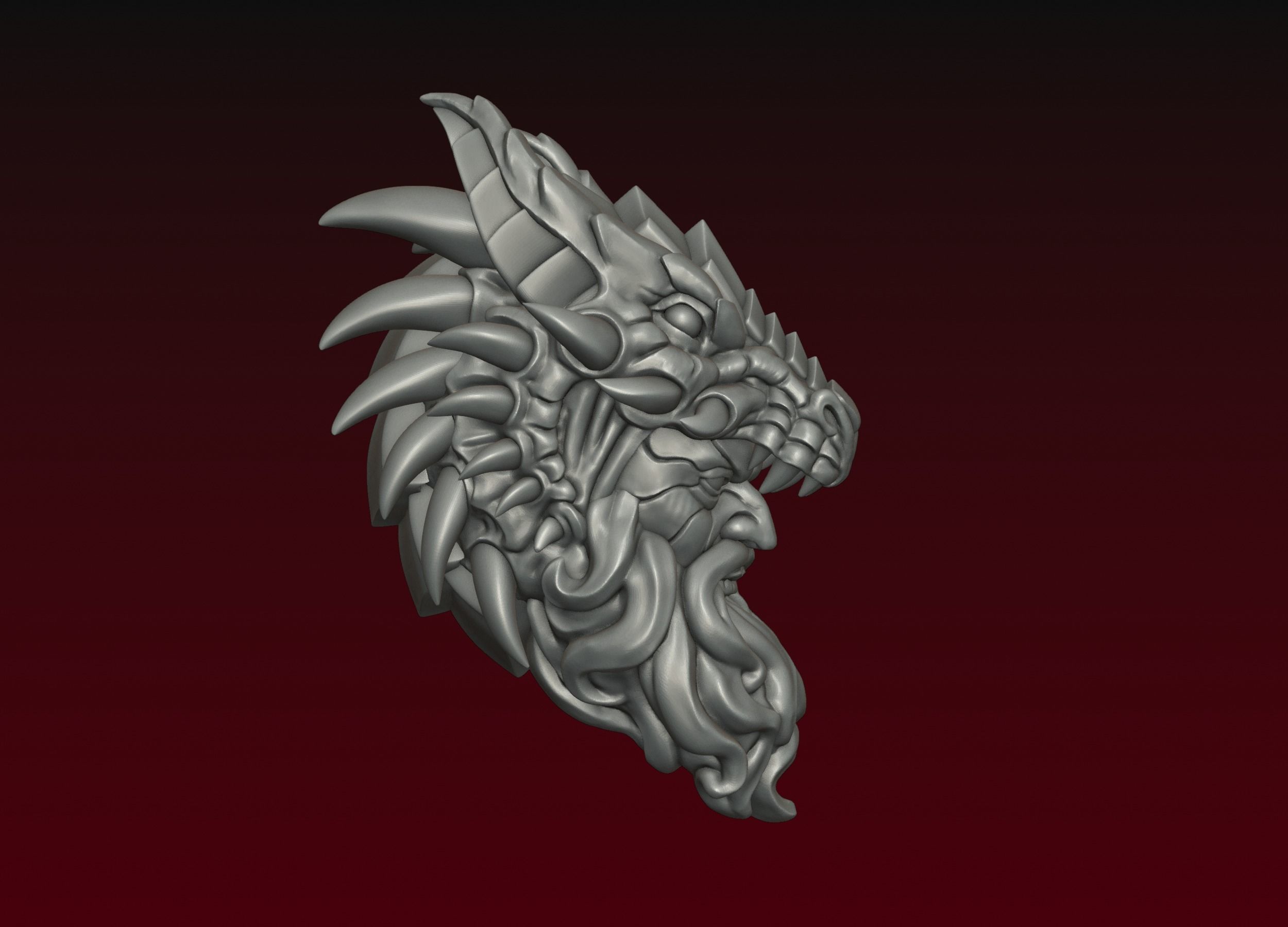 Dragon Spirit 3D print model_5