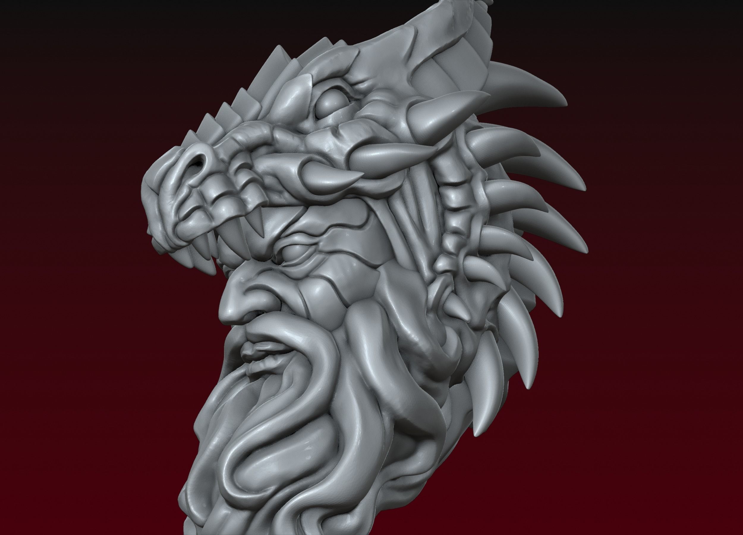 Dragon Spirit 3D print model_19