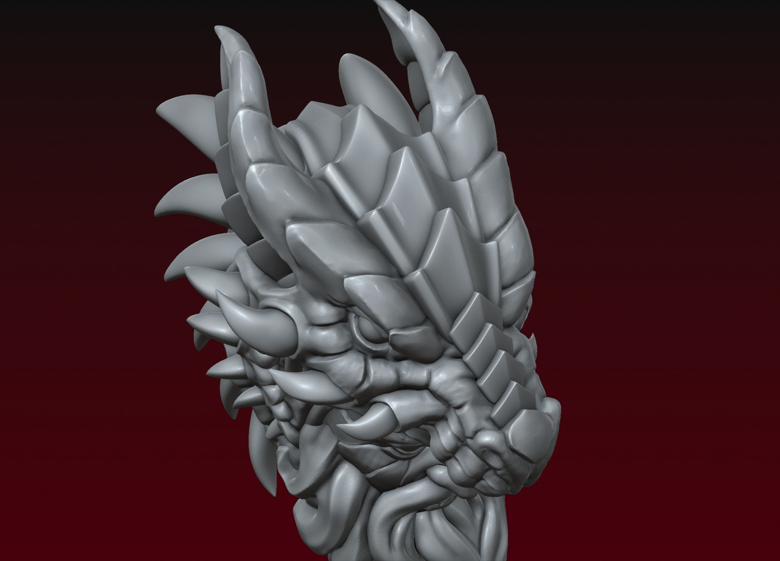 Dragon Spirit 3D print model_21