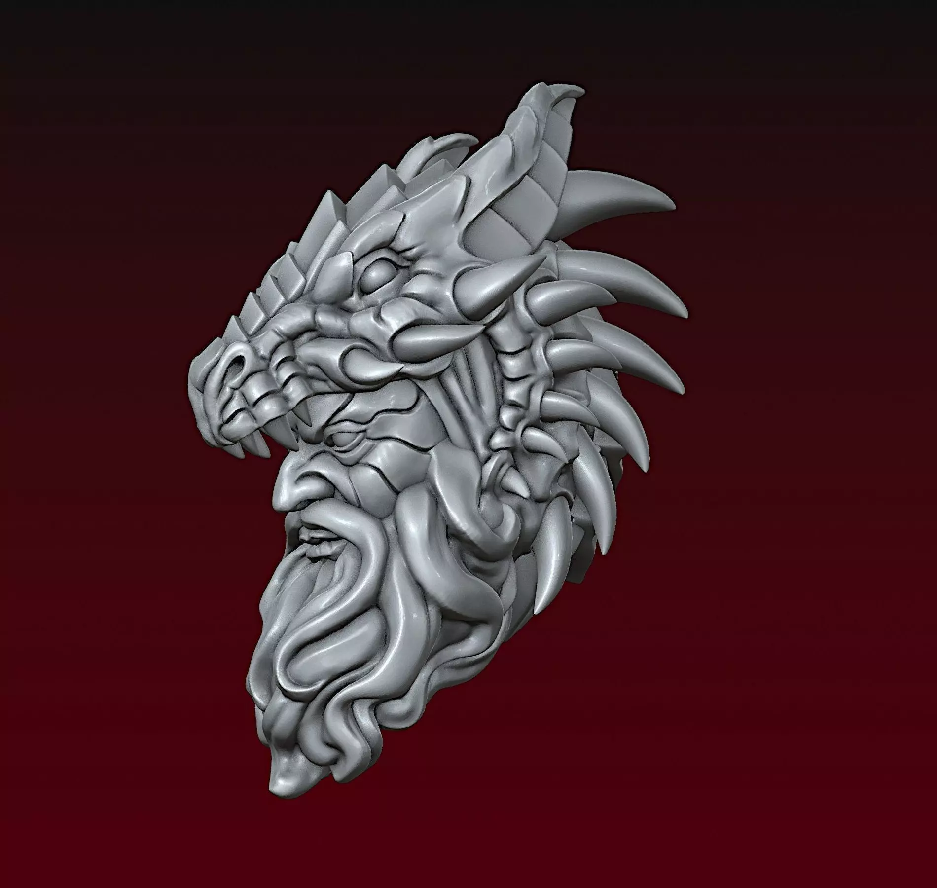 Dragon Spirit 3D print model_0