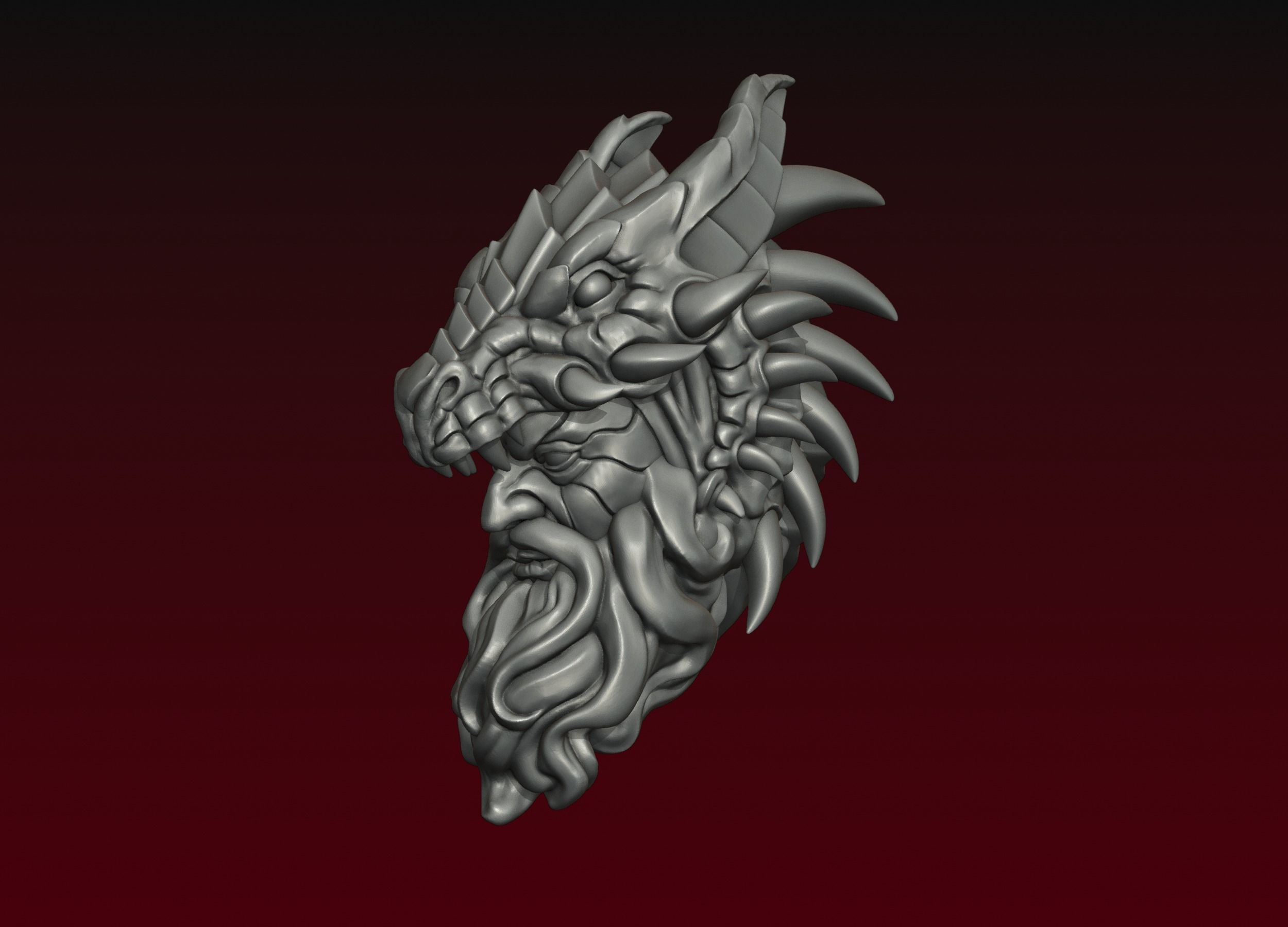 Dragon Spirit 3D print model_1