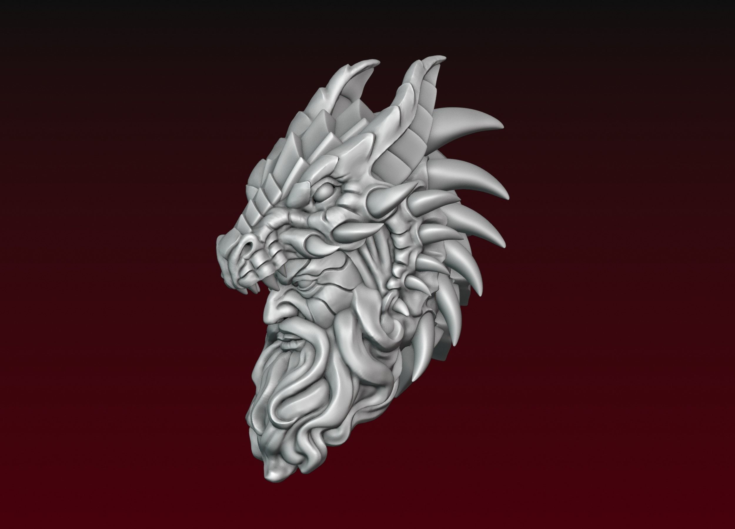 Dragon Spirit 3D print model_16