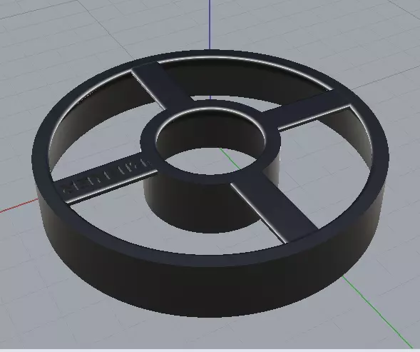 doughnut cookie cutter 3D print model