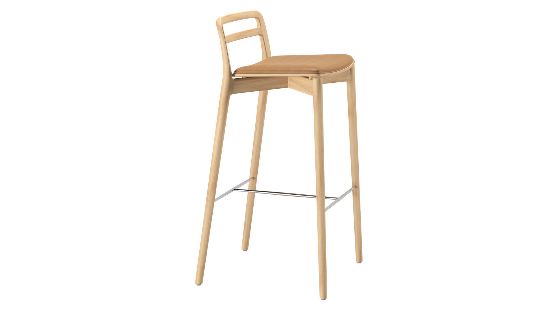 Cabin Bar Stool By VIPP 3D model_4
