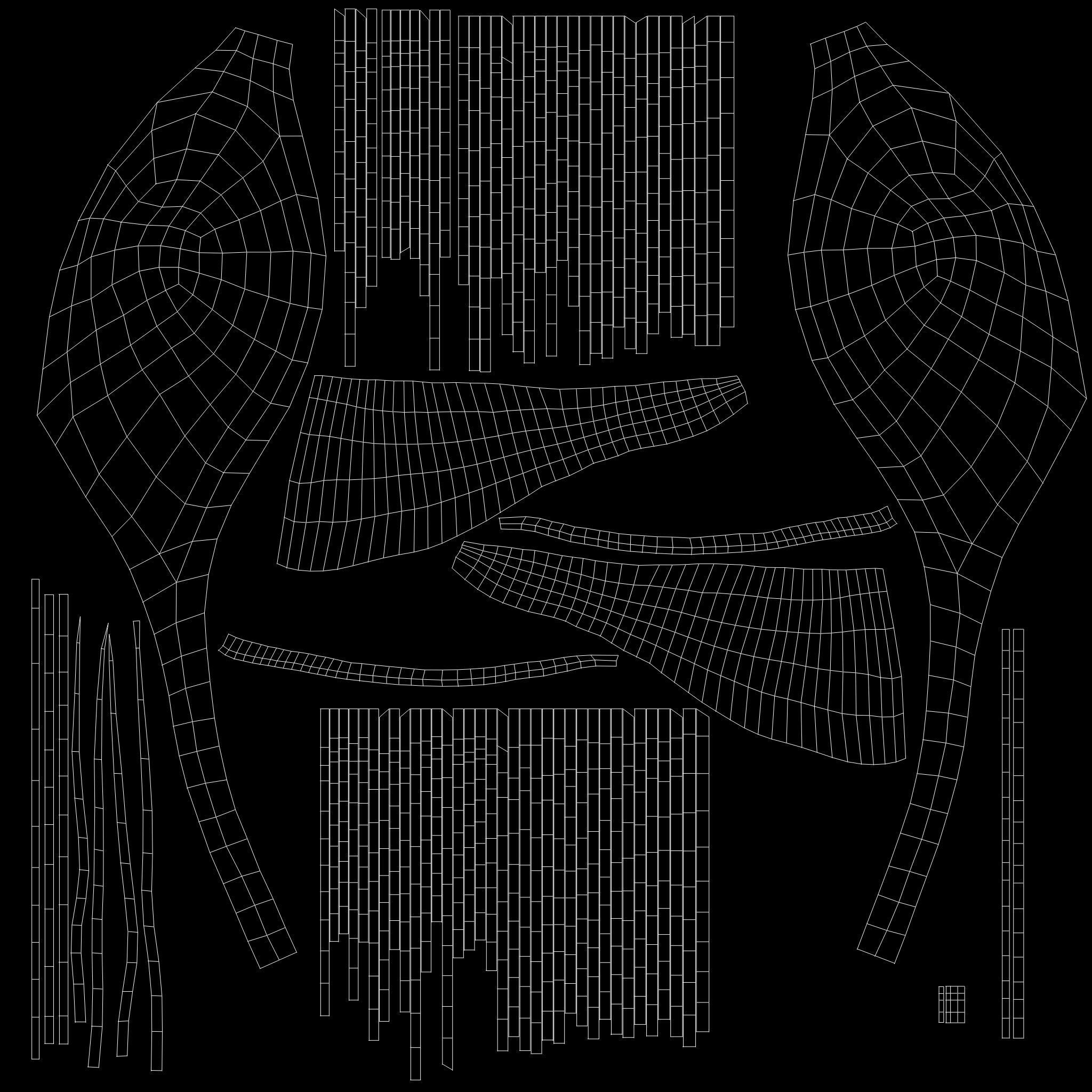 Black Cowgirl Style Fashion Outfit Hat Bracelet Top Pants Hat Low-poly 3D model_20