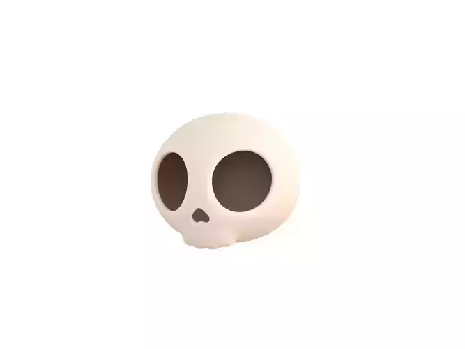 Cartoon Skull 3D model