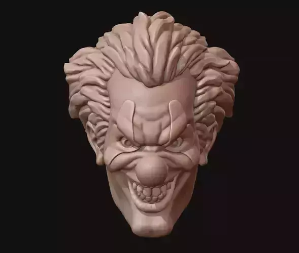 Clown Head 3D print model