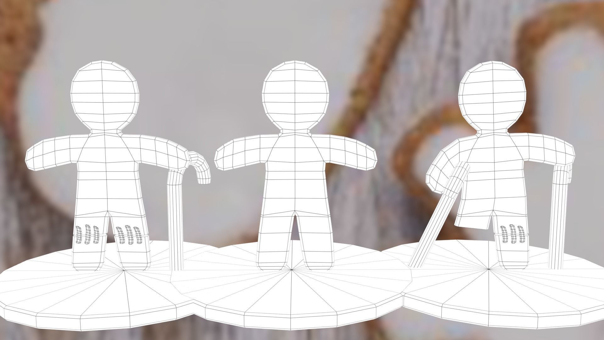 Christmas pack Low-poly 3D model_46