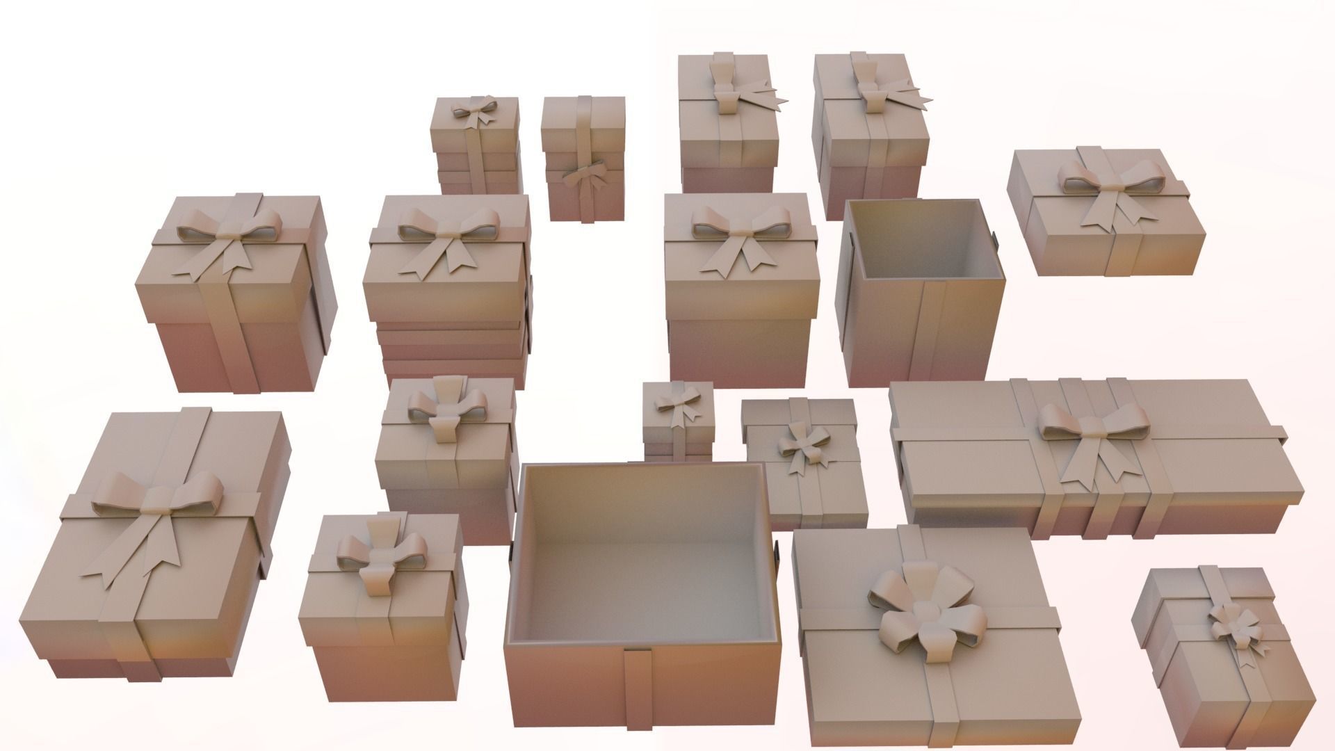 Christmas pack Low-poly 3D model_33