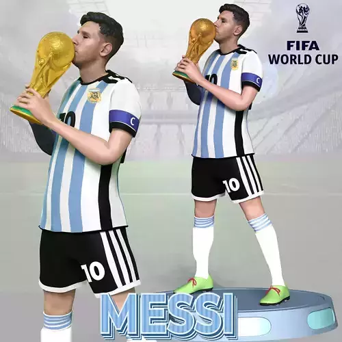 Lionel Messi 3D print model