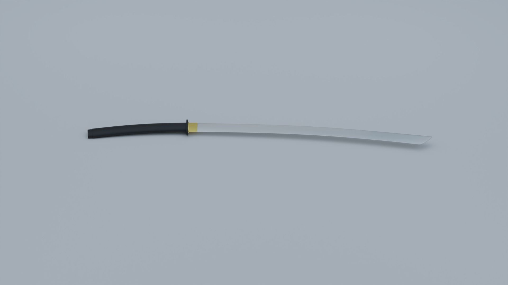 Katana Sword 3D model_4