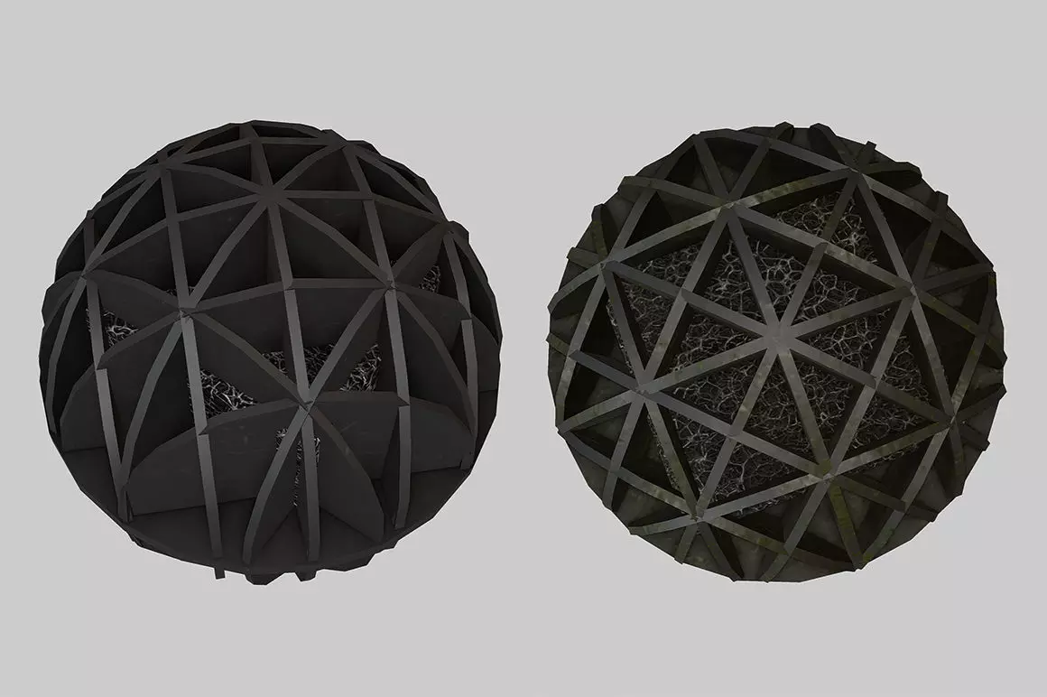Bio balls 3D model_0