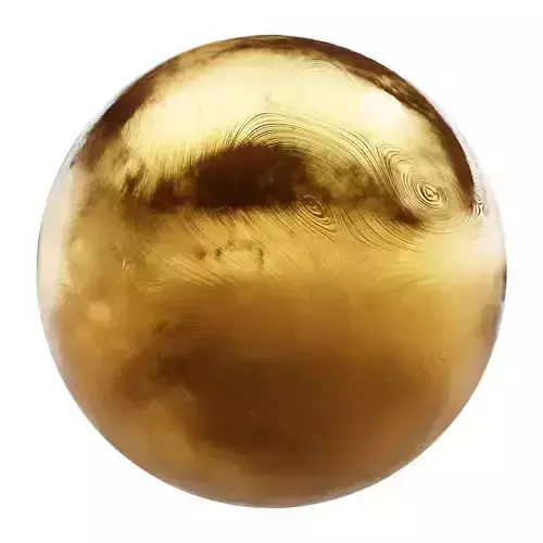Brushed Gold Procedural Material - Blender