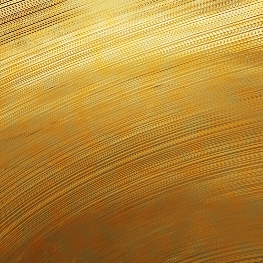 Brushed Gold Procedural Material - Blender 3D model_2