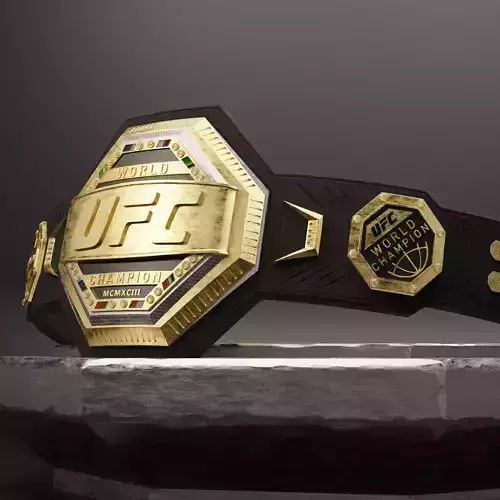 UFC LEGACY CHAMPIONSHIP BELT 3D print model