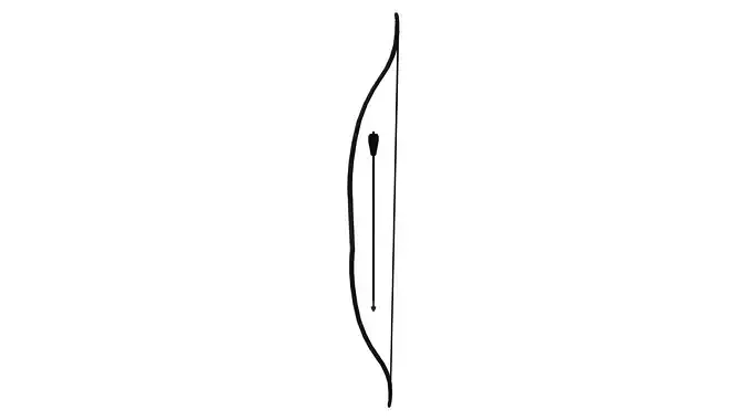 Hunter Bow With Arrow