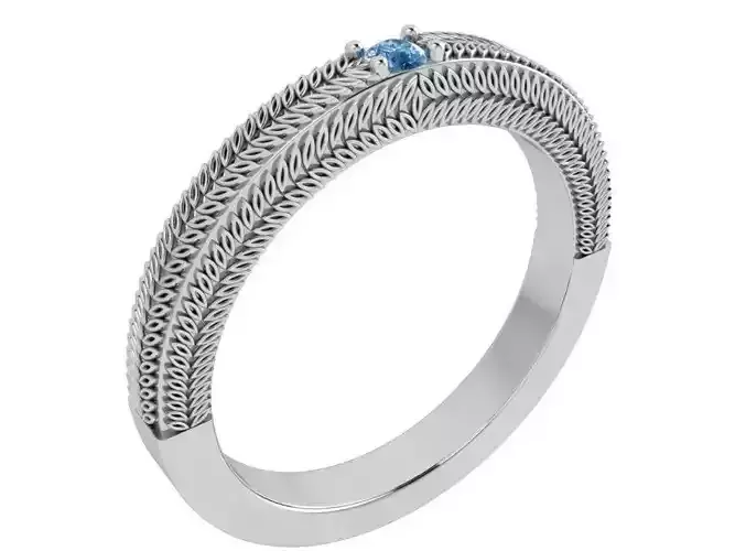 Linear Diamond ring 3499  3D print model 