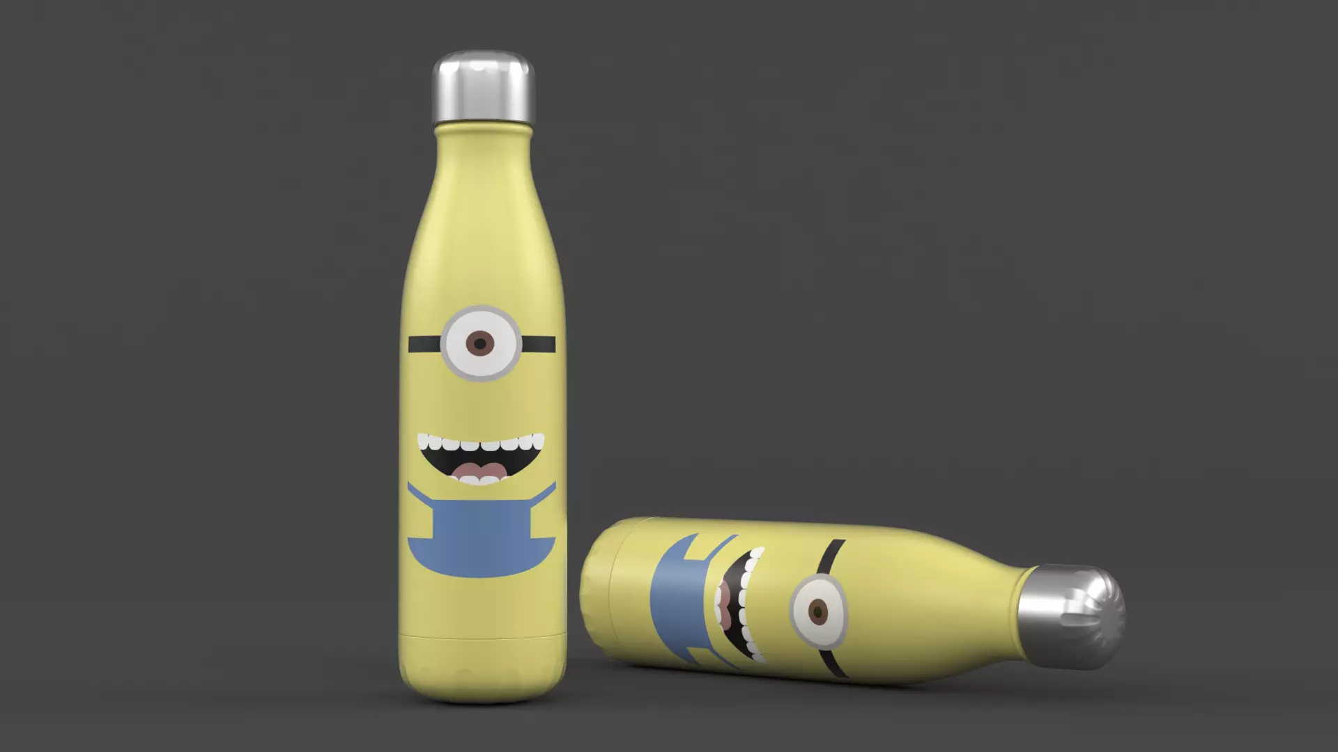 Water Bottle 3D model_0