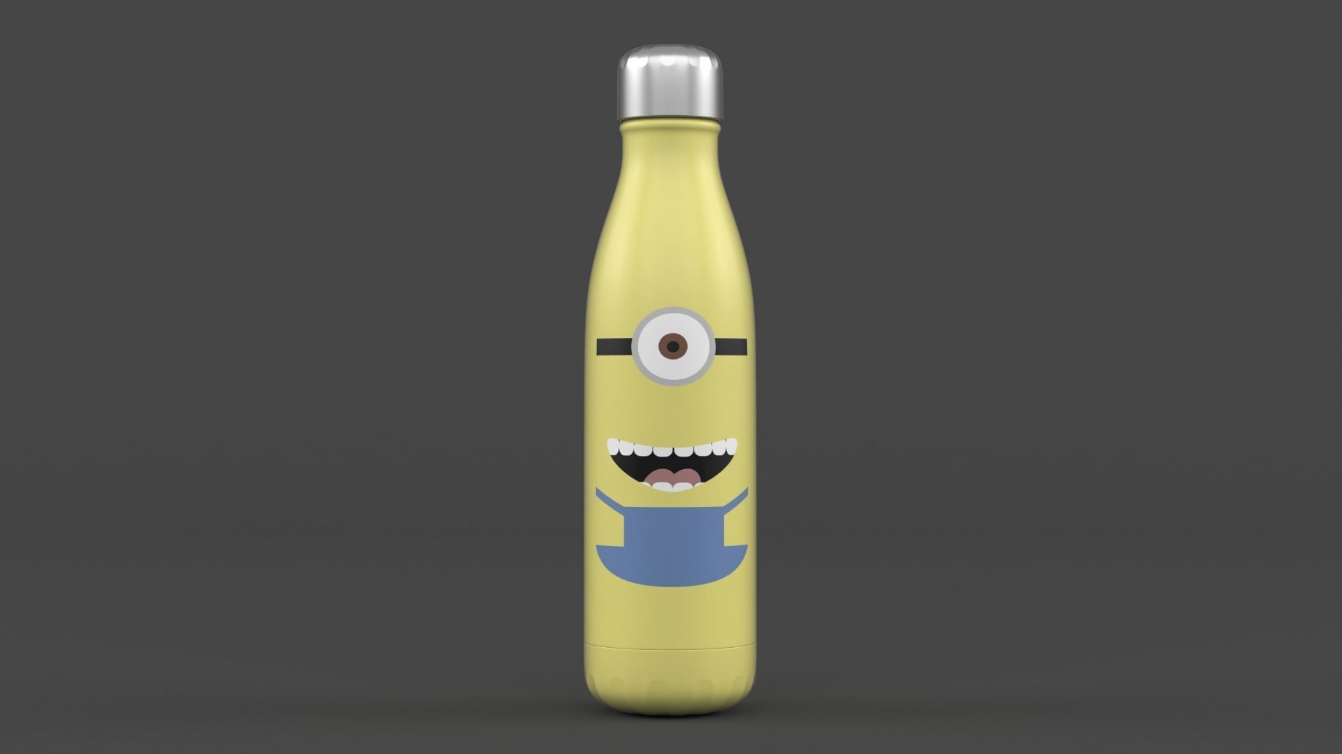 Water Bottle 3D model_1