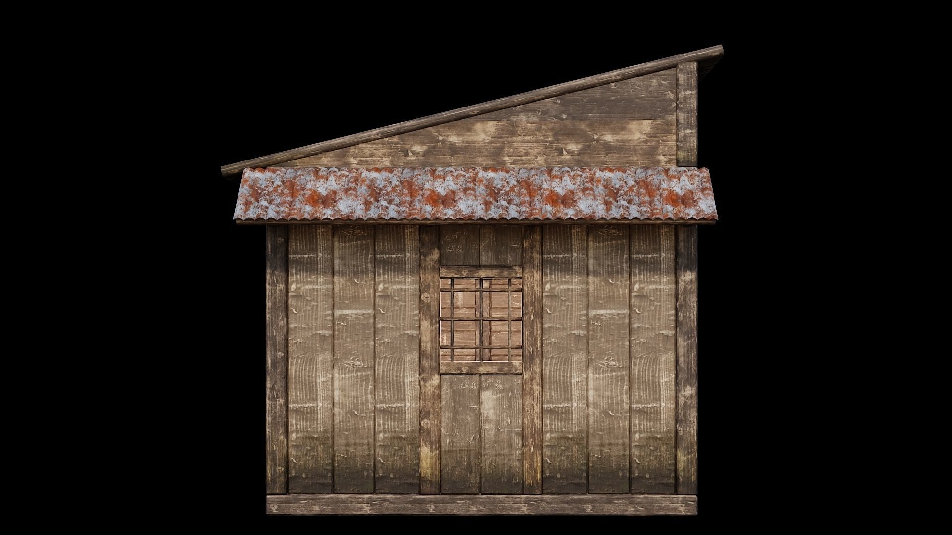 Medieval Houses Pack 66-67-68-69-70 - 4K Textures Game Ready Low-poly 3D model_23