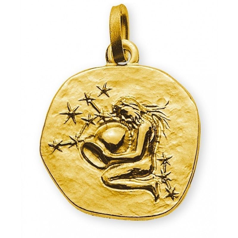 aquarius woman holding star in her hand 3D print model_2