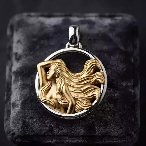 Zodiac Horoscope Virgo Pendant