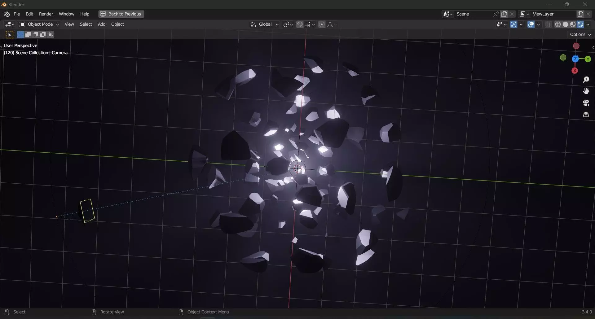 sci-fi 80 rock animation  3D model_0