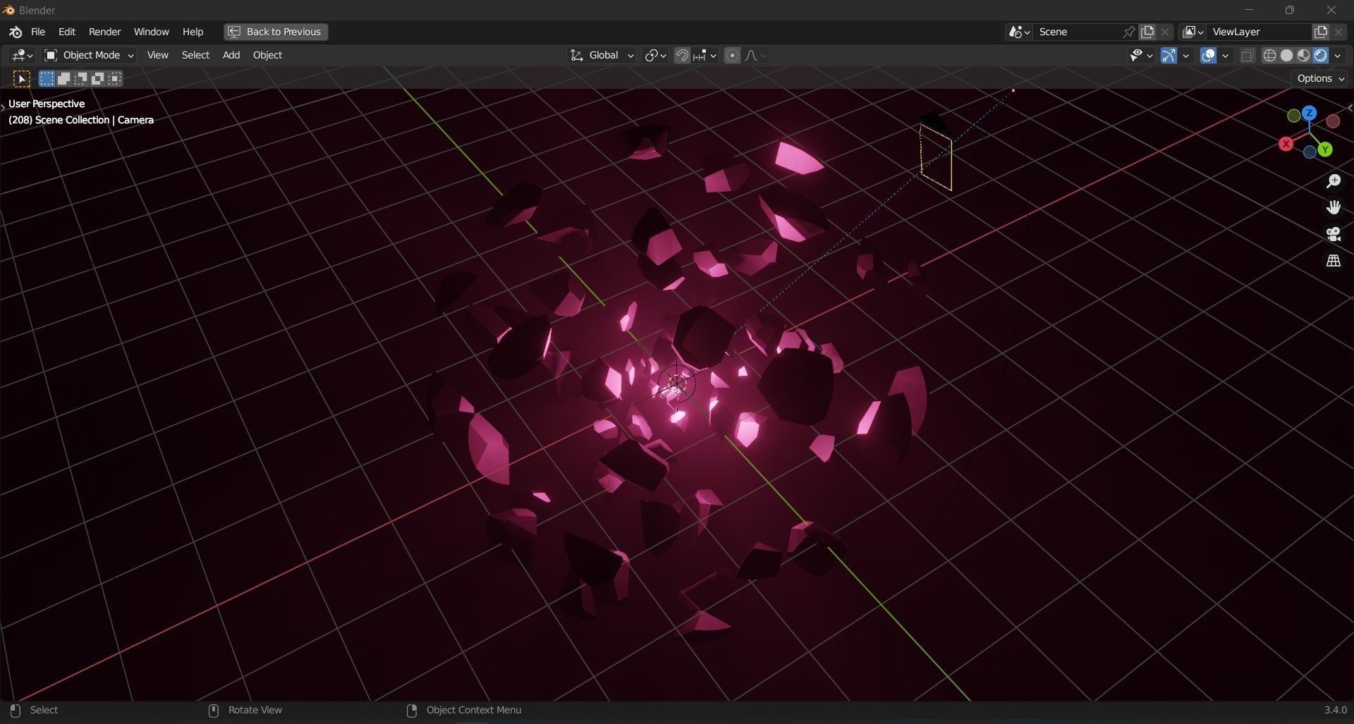 sci-fi 80 rock animation  3D model_1