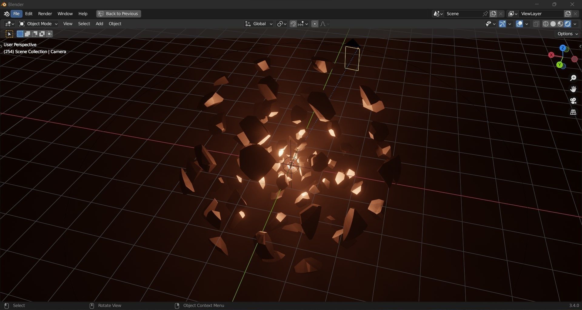 sci-fi 80 rock animation  3D model_3