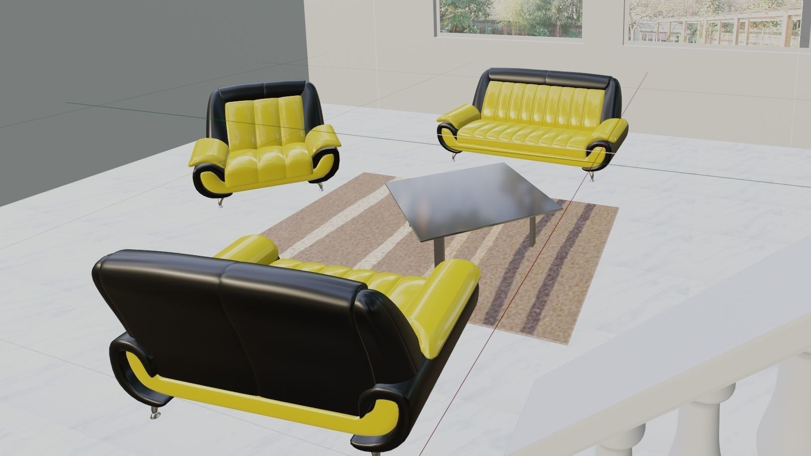 Interior and set Gama 3D model_3